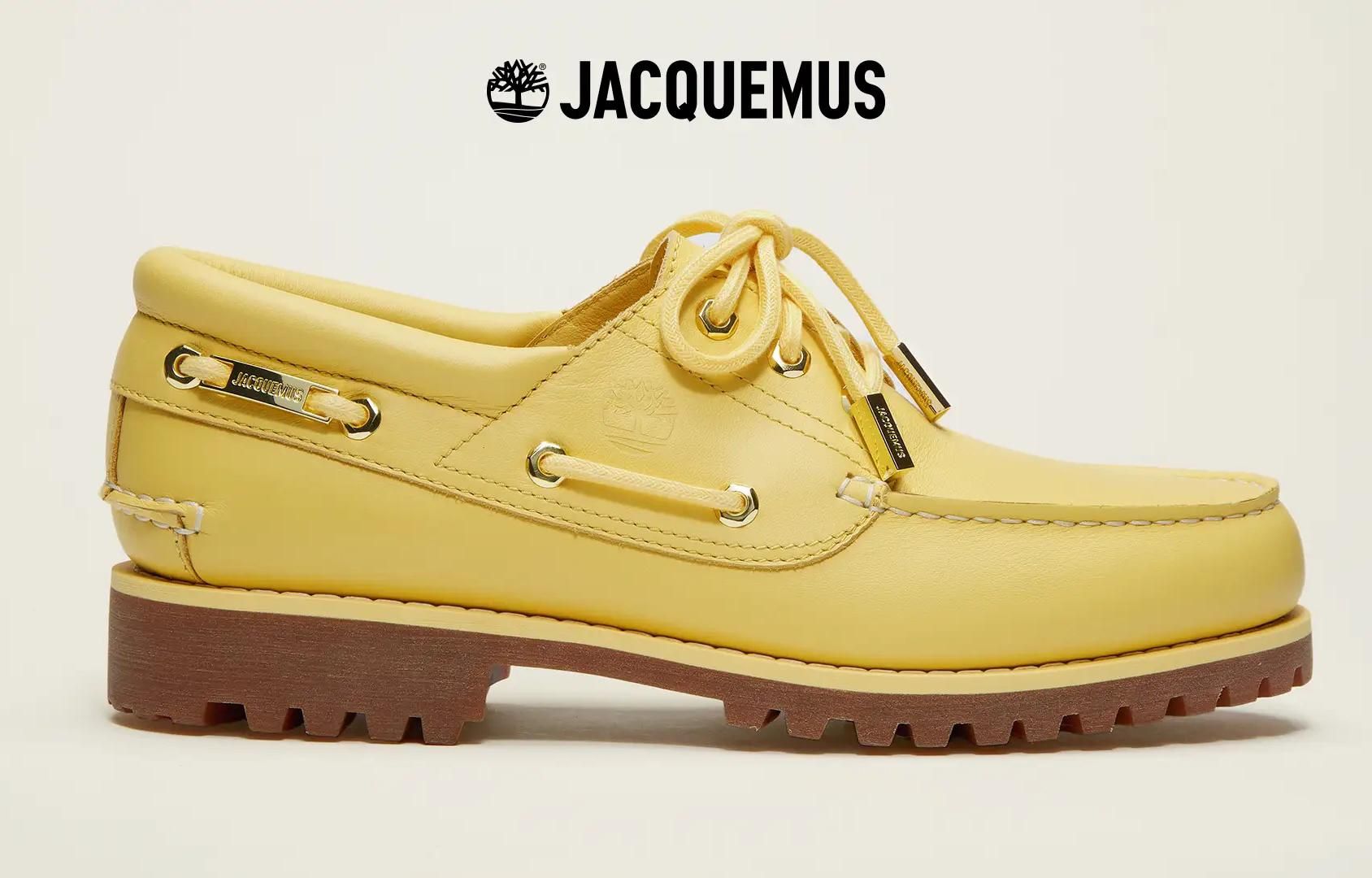 4/23発売・4/24〜抽選｜Jacquemus × Timberland 3 Eye Classic Lug 