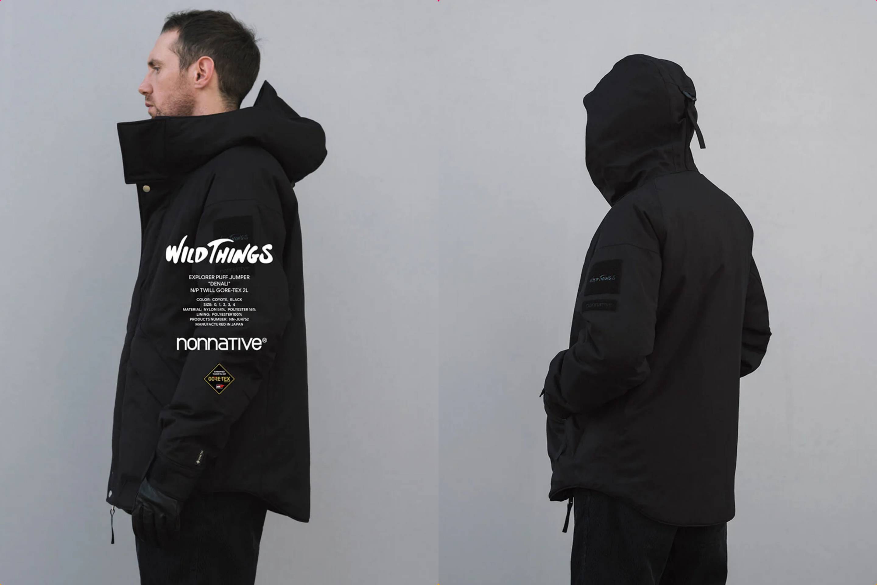 nonnative × WILD THINGSから、真冬の最強ギア「デナリ」&「モンスター