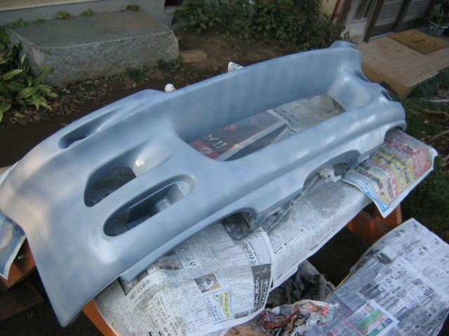 ど素人のバンパー自家塗装 下地作り編（スズキ カプチーノ）by