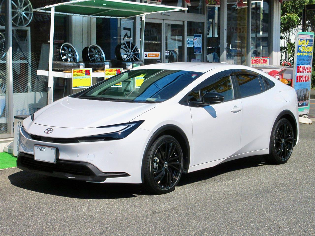 ホイールキャップ＆スチールホイールから、アルミホイールへ交換