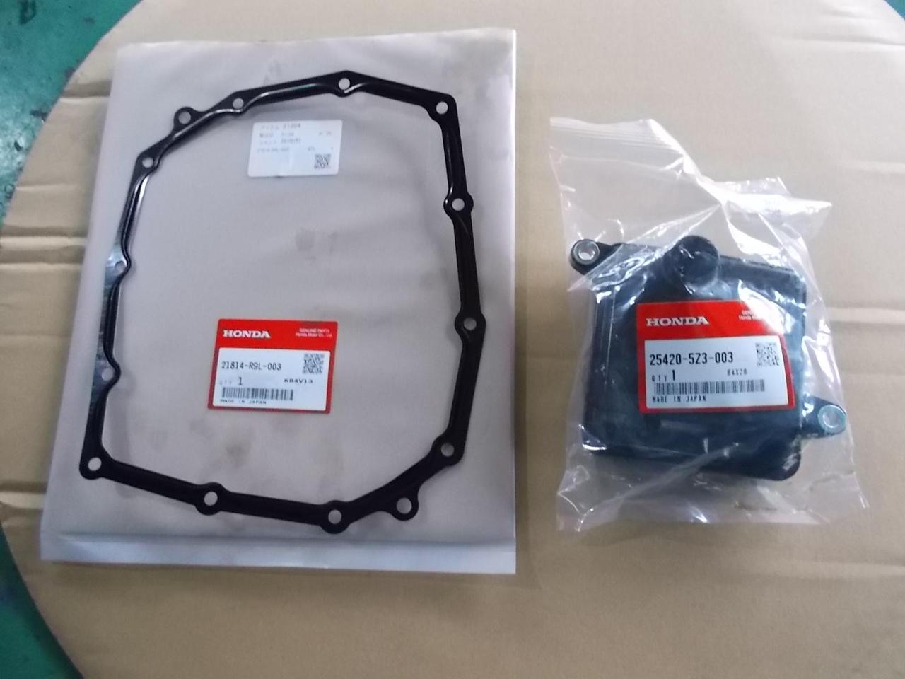 ホンダ(純正) CVTストレーナとオイルパンガスケット のパーツレビュー