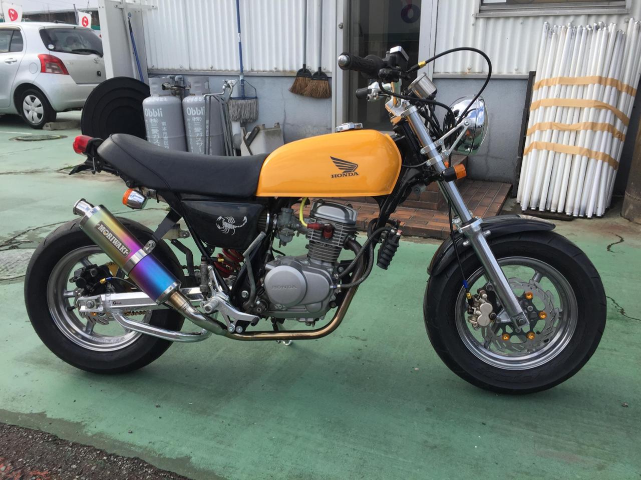 自作 NSR50 後期レーサー仕様 パーツ移植 のパーツレビュー | エイプ50