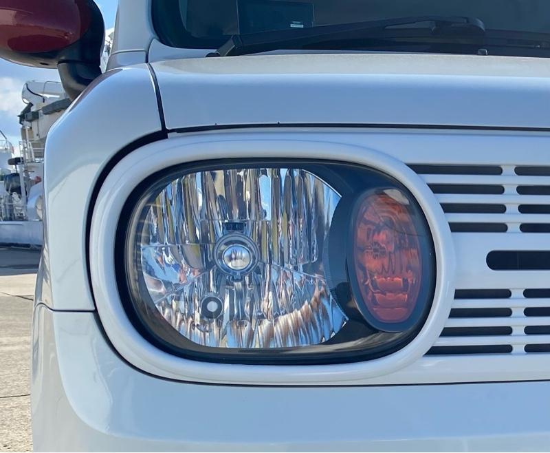 ヘッドライトインナーのブラックアウト（スズキ アルトラパンhe22s