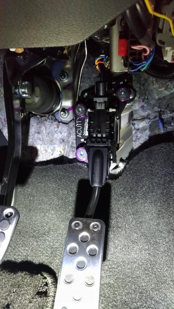 ACUITY スロットルペダルスペーサー のパーツレビュー | シビック