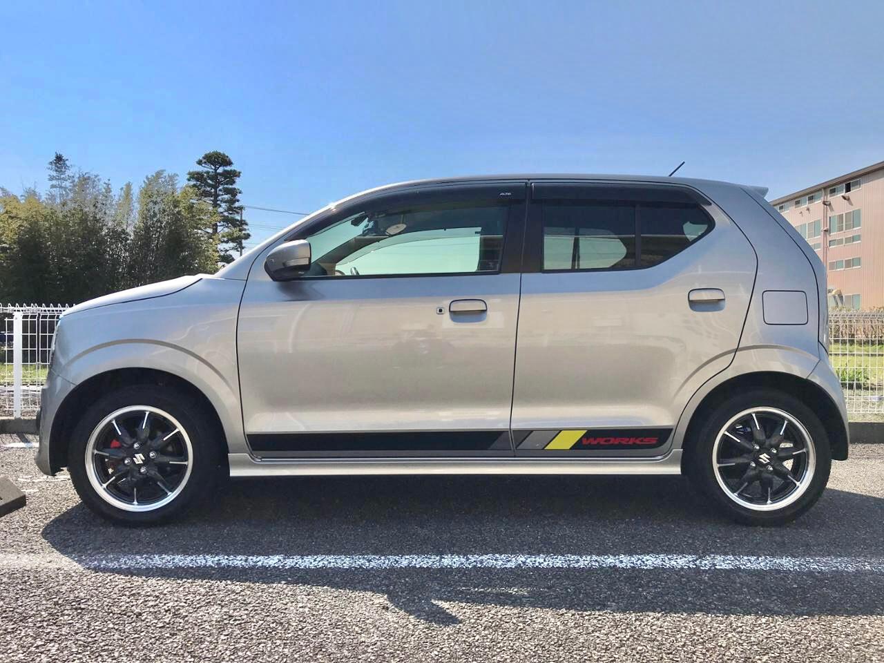 スズキ(純正) アルト ターボRS用15インチアルミホイール[切削加工