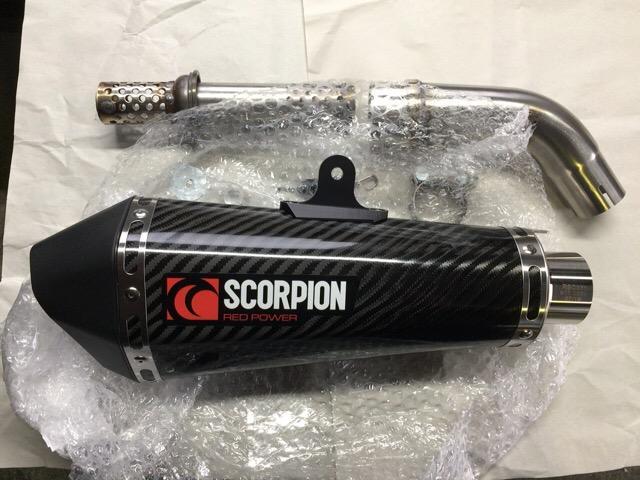 Scorpion Exhausts セルケトテーパー スリップオンマフラー SUZUKI