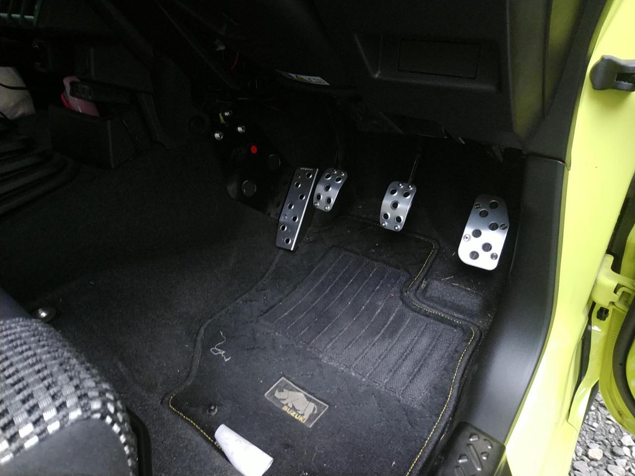 APIO アルミMTペダルセット のパーツレビュー | ジムニー(さん☆たろう