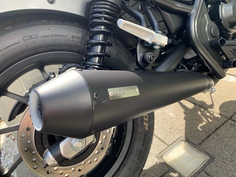 OVERRacing SSメガホンマフラー BLK スリップオン のパーツレビュー