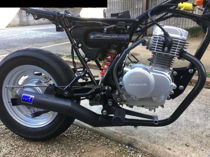 nrf製 レトロステージスリップオンマフラー APE カスタム レトロ