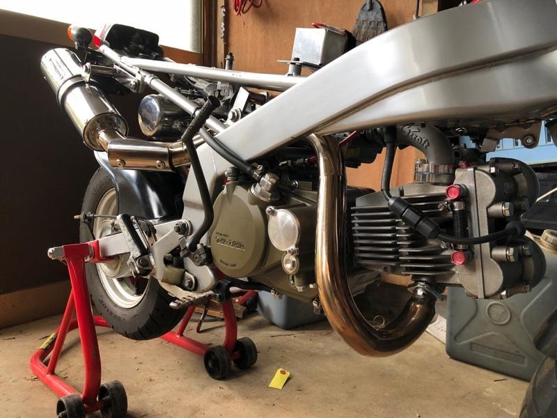 水本レーシング モンキーR用アップタイプマフラー のパーツレビュー