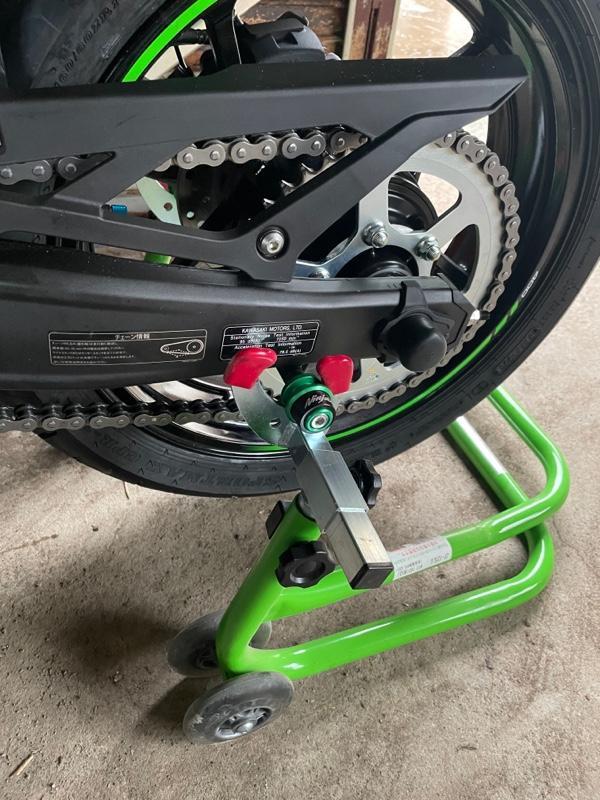 J-TRIP リアスタンド のパーツレビュー | Ninja ZX-4RR(鴨シーの近く