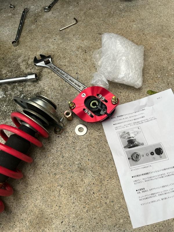 SPIEGEL 可動式ピロアッパーマウント のパーツレビュー | エブリイ