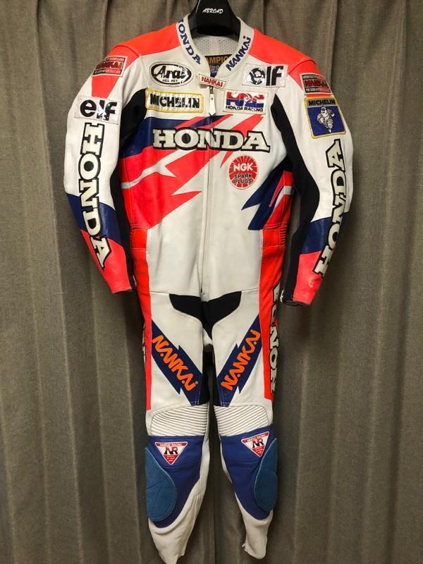 レーシングスーツ NANKAI ライダースーツ バイク MFJ公認 中古 サイズ