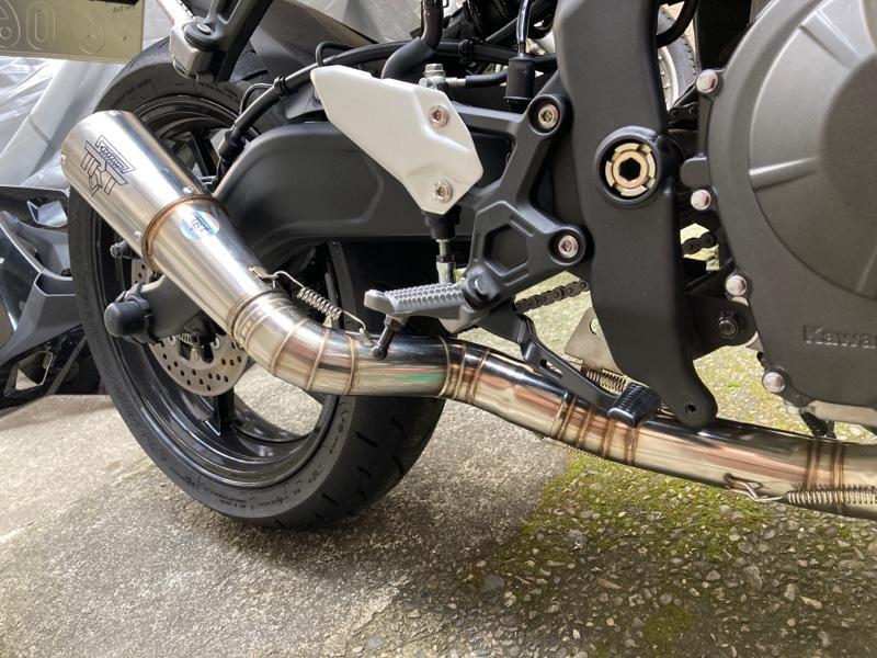 LCI PARTS ステンレス マフラー ZX25R(SE)、ZX4R用 超美品 カワサキ ZX