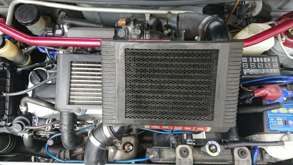トヨタ(純正) EP82 スターレット前期純正インタークーラー のパーツ