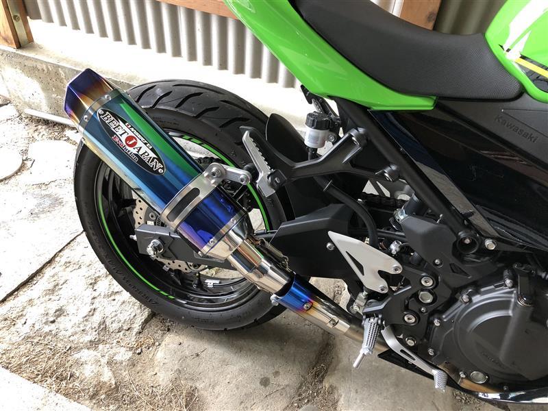 BEET Japan NASSERT Evolution TypeII スリップオンマフラー(ブルー