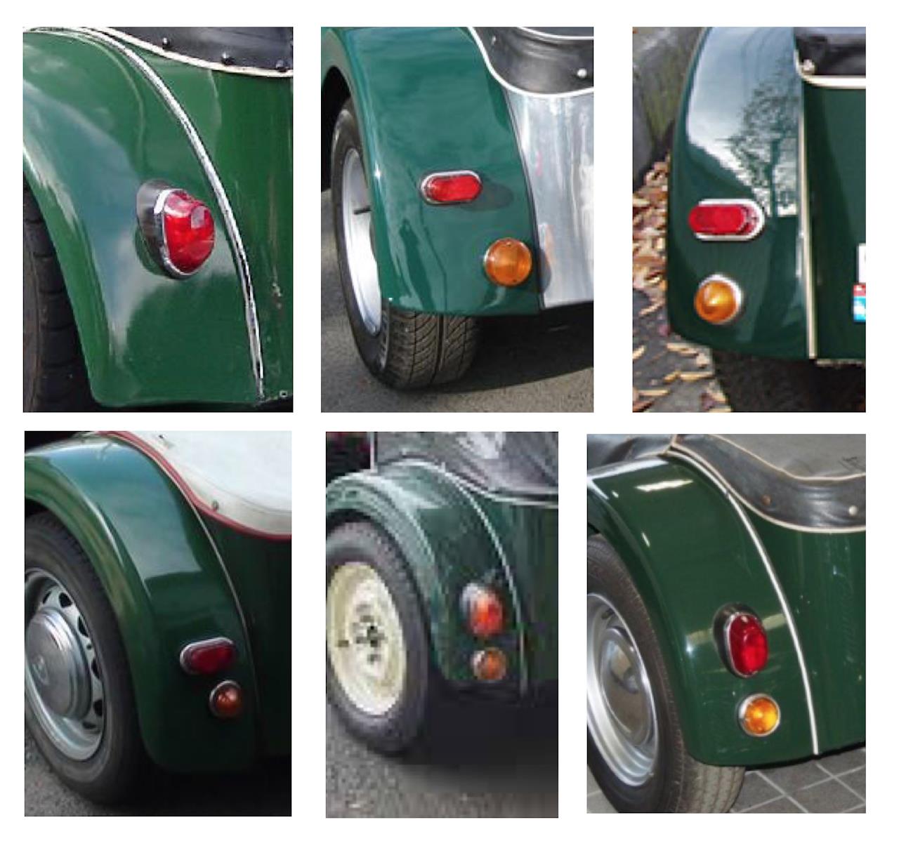 ロータス・セブンとケーターハム・セブンのテールライトの違い