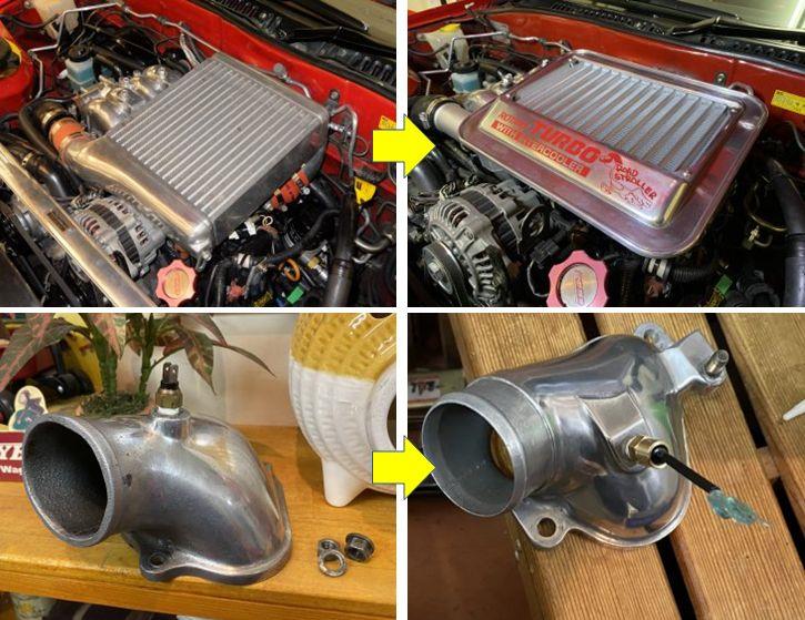 ARCインタークーラーへの変更（RECHARGE製）とボンネット塗装｜OH!さる