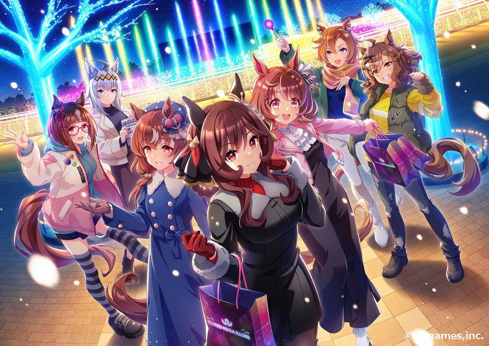 ウマ娘コラボしている東京メガイルミへ｜おっさんテツのブログ