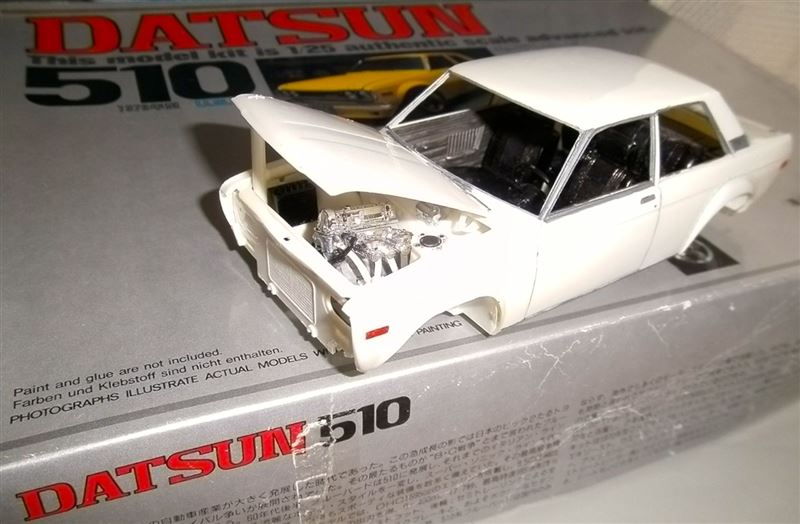 1/25ユニオンのダットサン510(エンジン搭載)です♪｜てつ230の