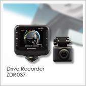 360°カメラ+リヤカメラ搭載 前後2カメラドライブレコーダー ZDR037