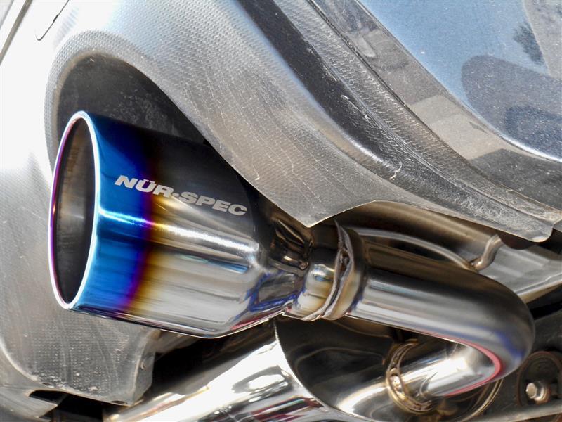 ブルーグラデーションがステキ!!マフラー交換で見た目もエキゾースト