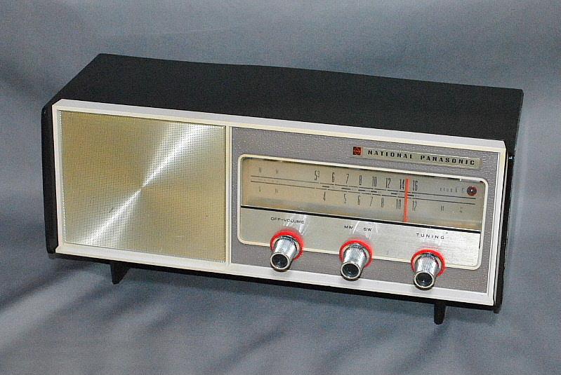 National 松下電器 真空管ラジオ レトロラジオ 電源確認OK 詳細未確認