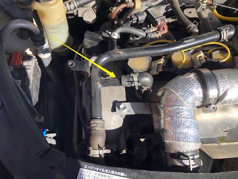 も。ファク製 L880K。オイルキャッチタンク取付♪（ダイハツ コペン