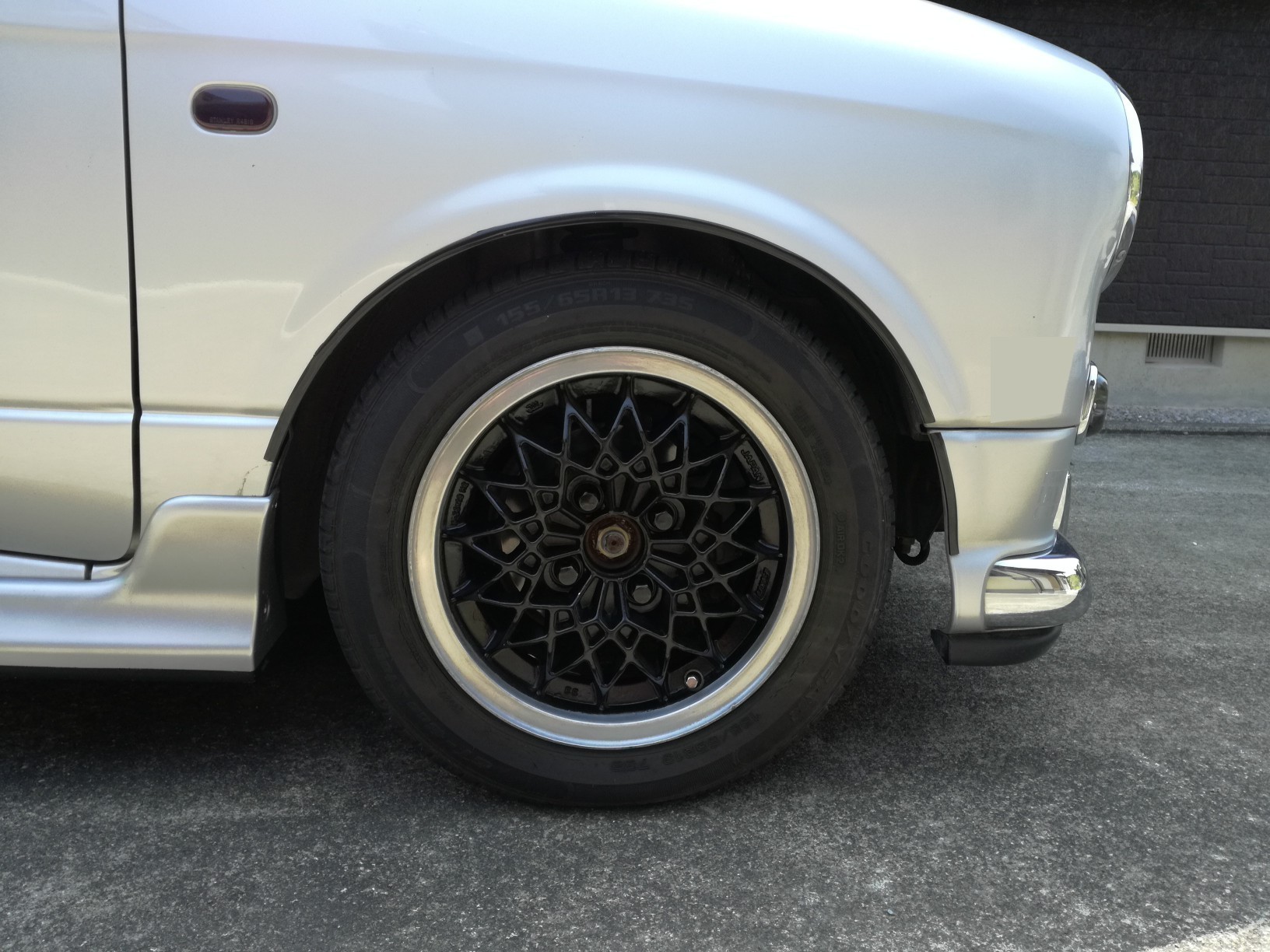 初めての車高調、150ムーヴ用流用装着（ダイハツ ミラジーノ・L700/710