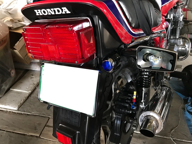 cb750f テールランプ、ウインカー