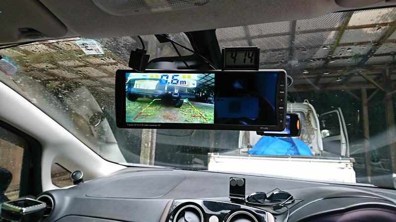 フロントカメラ(ソナー付き)の取り付け（日産 ノート e-POWER・E12）by