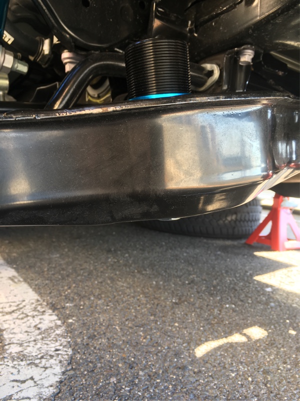 車高調取り付け IDEAL Trueva リア②（トヨタ C-HRハイブリッド・ZYX10