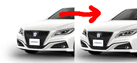 クラウンSCパッケージに3眼ヘッドライトを移植（トヨタ クラウン