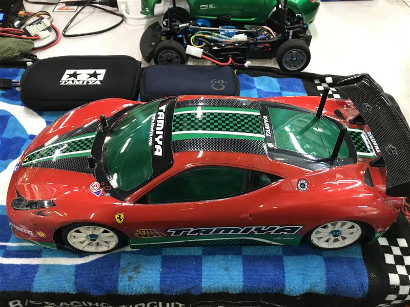 久々、ボディをフェラーリ458で走行（その他 タミヤ）by セブン,3