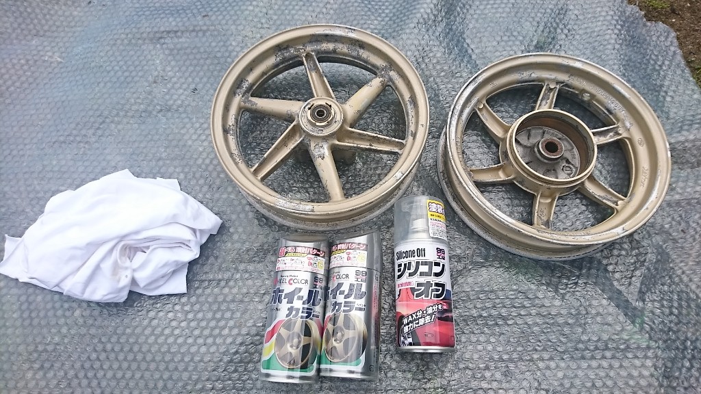 ZX純正ホイール塗装（ホンダ ライブディオ）by ALPHA-TAGU - みんカラ