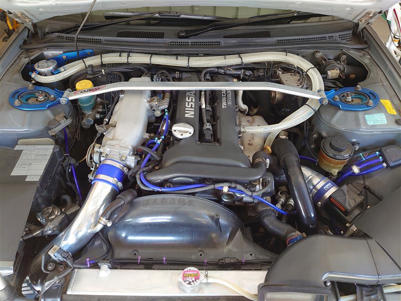 オイルキャッチタンクのホース交換。（日産 シルビア・S15）by しるふ