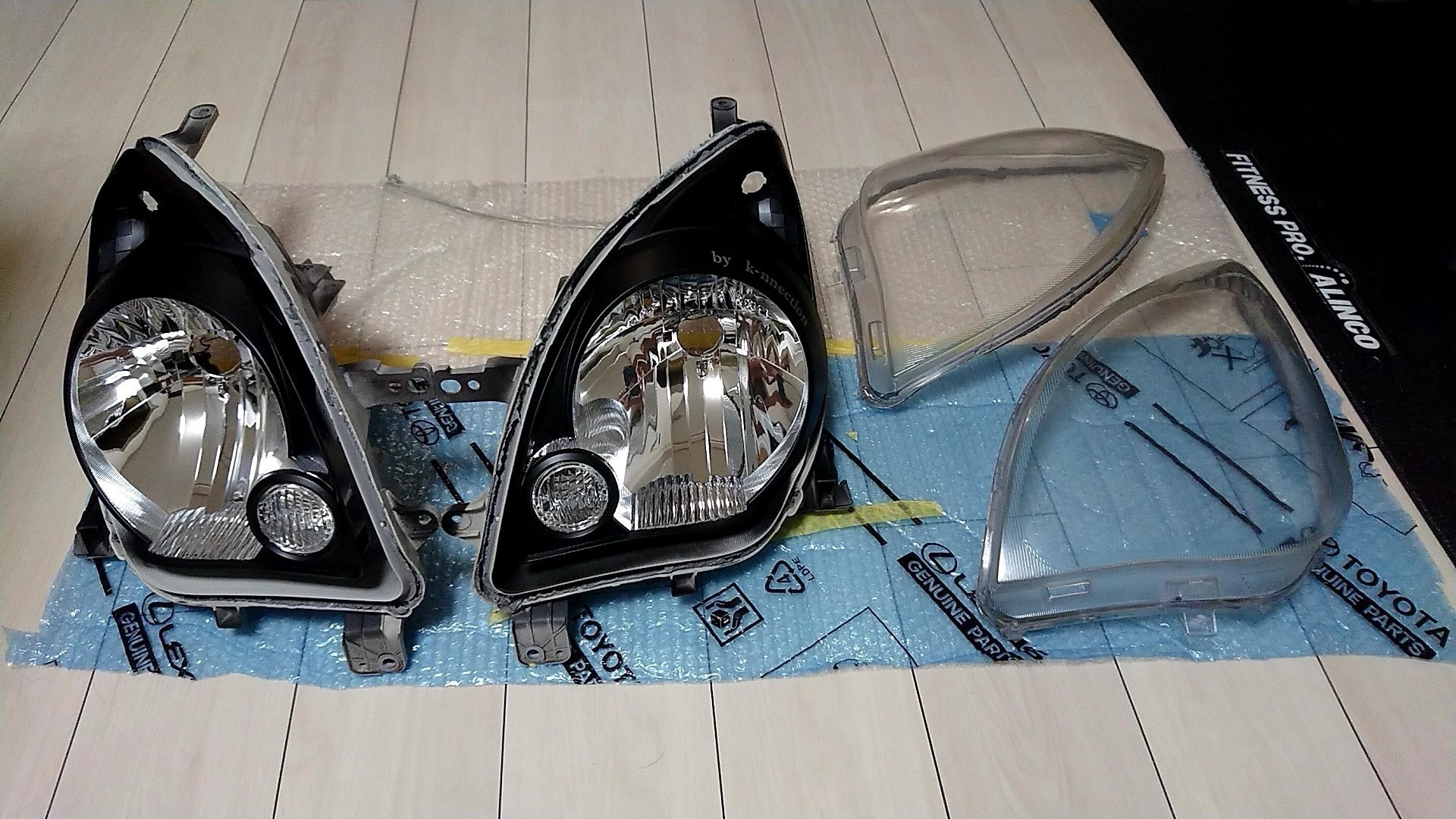 殻割インナーブラック素人塗装（ダイハツ ミラ・L275/L285系）by た