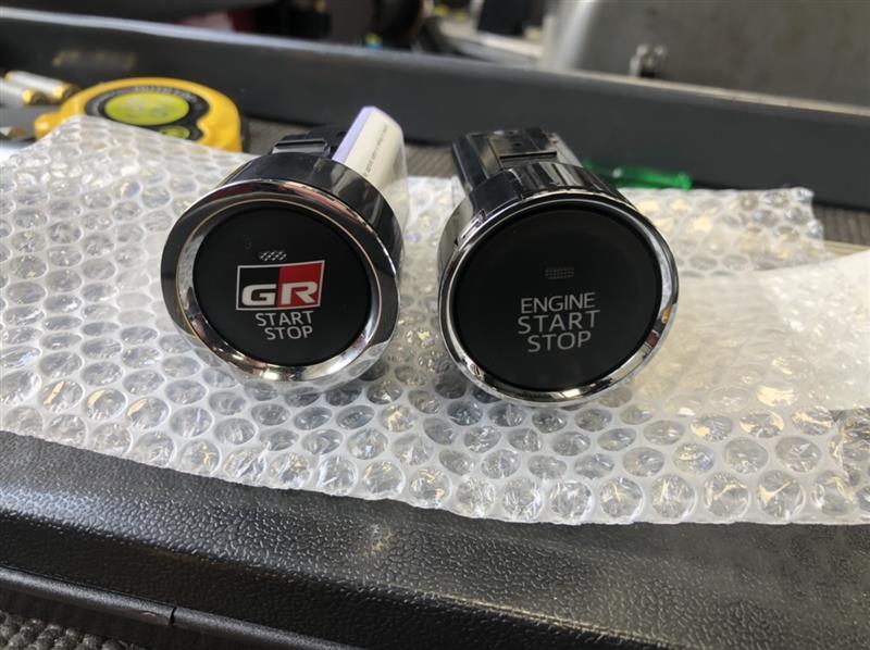 GRプッシュスタートスイッチ取り付け（トヨタ コペン・LA400A）by