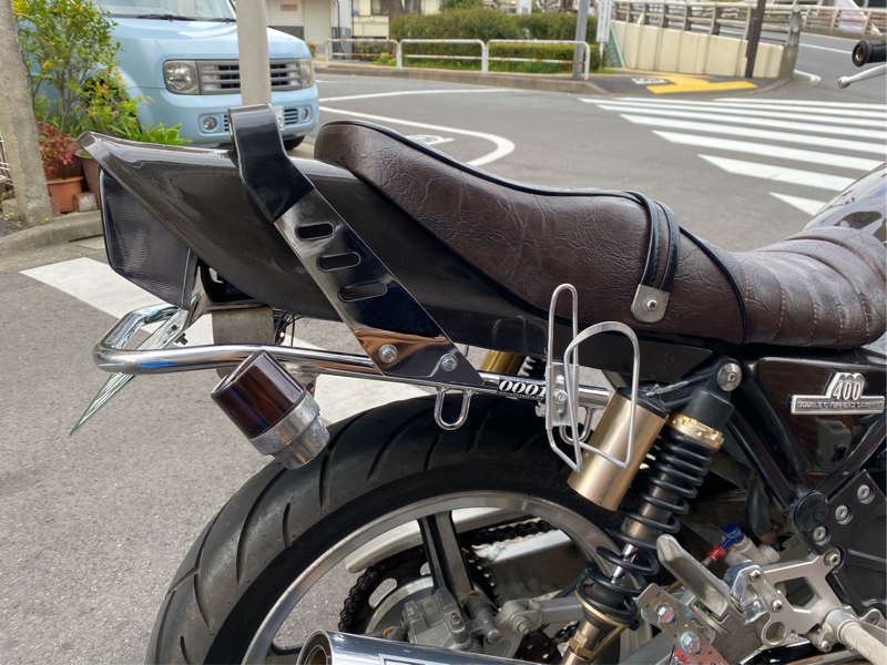 ゼファー400 大阪魔人 ファッションタンデムバー（カワサキ ゼファー