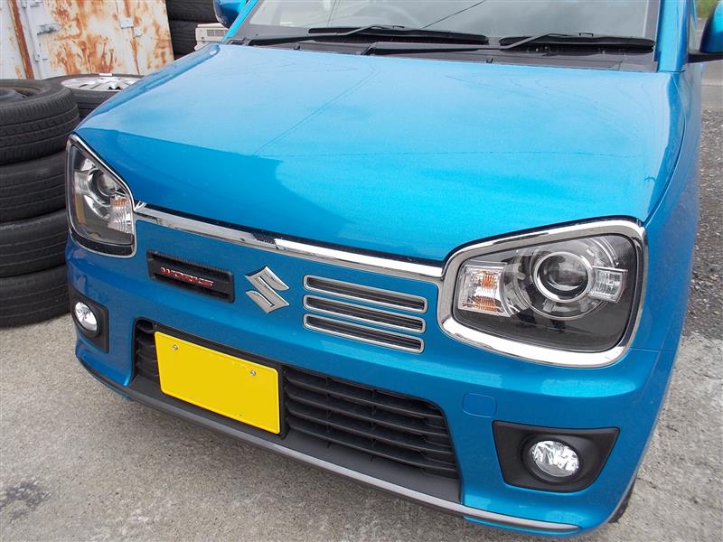 メガネ、メッキから同色へ（スズキ アルトワークス・HA36S）by おかめ