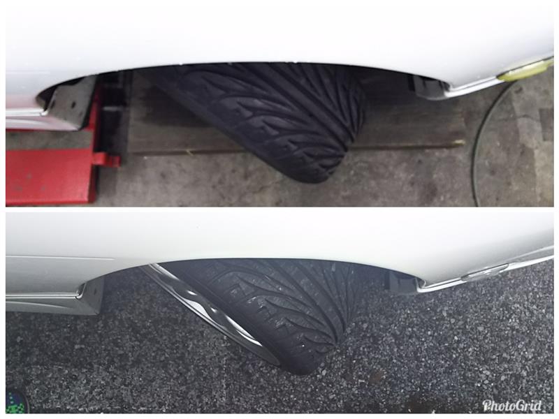 切れ角アップショートナックル加工（日産 180SX・RS13/KRS13型）by