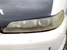 みすぼらしい左ヘッドライトをまともに（ホンダ インテグラタイプR