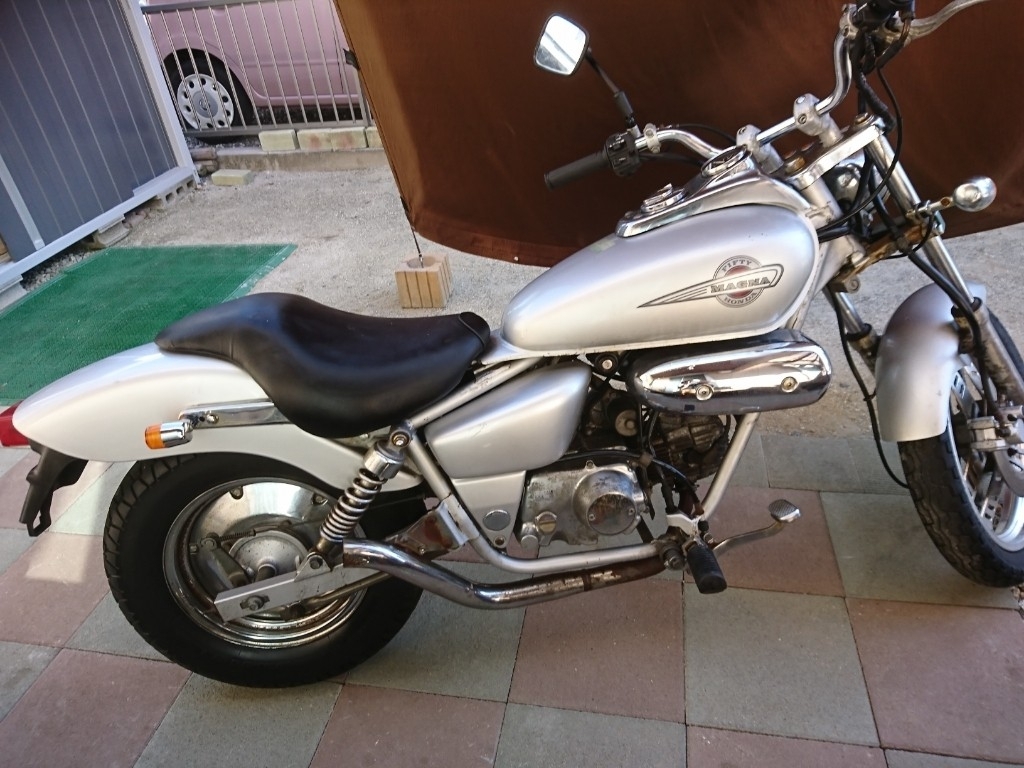 純正マフラー交換（ホンダ マグナ50）by サマン - みんカラ