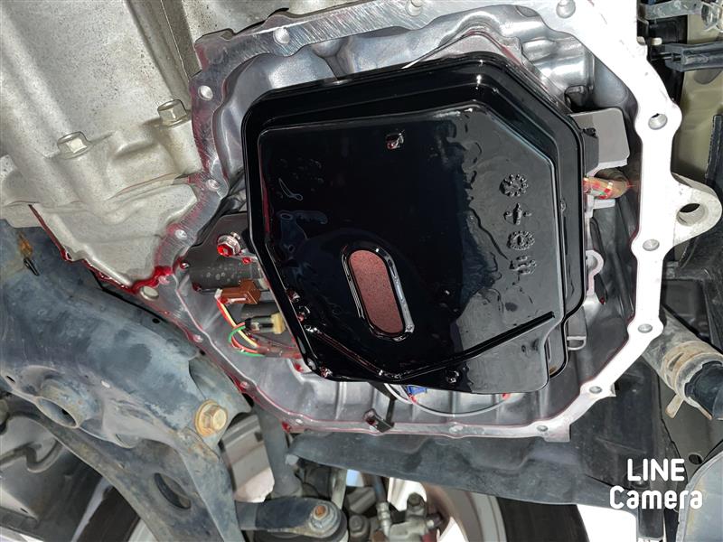 CVTオイル、Oリング、ストレーナー、オイルパンガスケット交換