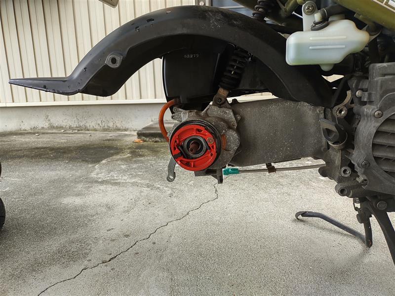 リアホイールの12インチ化（ホンダ ズーマー）by 封印 - みんカラ