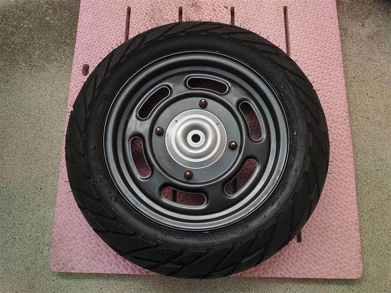 リアホイールの12インチ化（ホンダ ズーマー）by 封印 - みんカラ