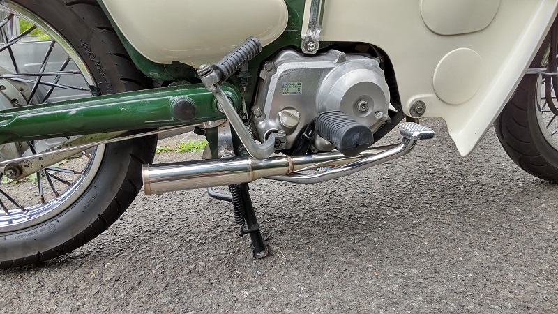 VALIENTE BUMPショットマフラーに交換（ホンダ リトルカブ）by シンヤ