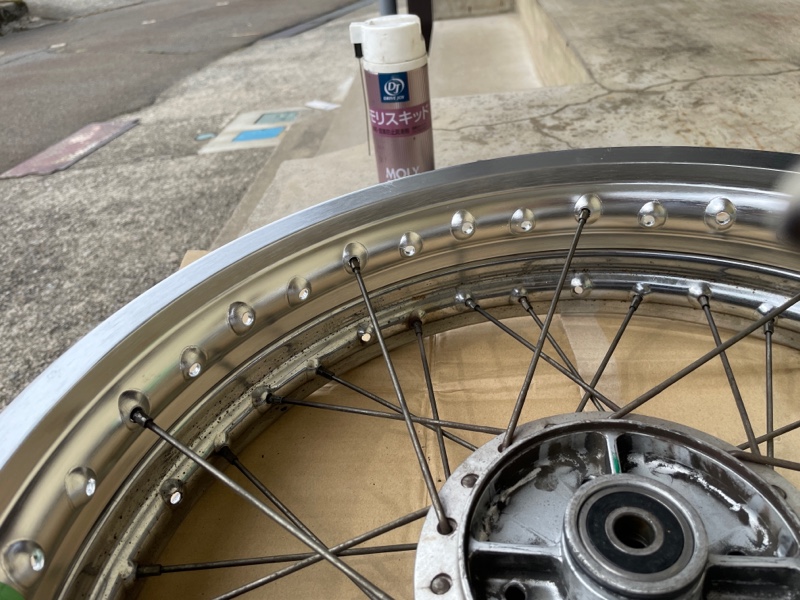 リヤ太足化(ワイドリム組み替え)（ホンダ スーパーカブ90）by blue