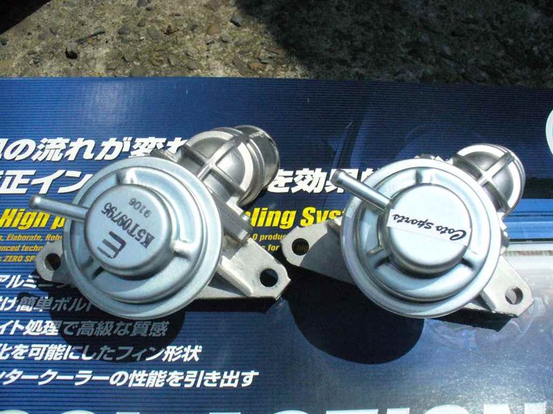 GRB 純正 → Coto SPORTS強化型ブローオフバルブへの交換（スバル