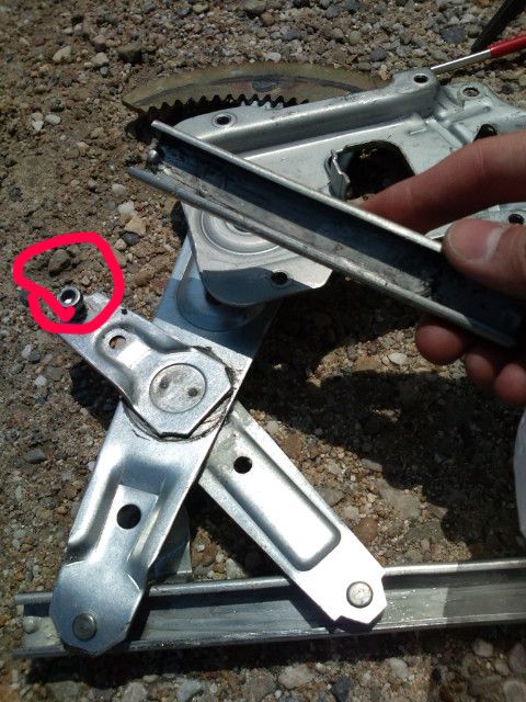 ヴァリエッタ 三角窓レギュレーター交換（日産 シルビアヴァリエッタ